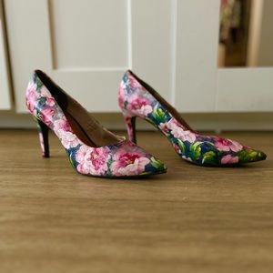 Seychelles Floral Heel